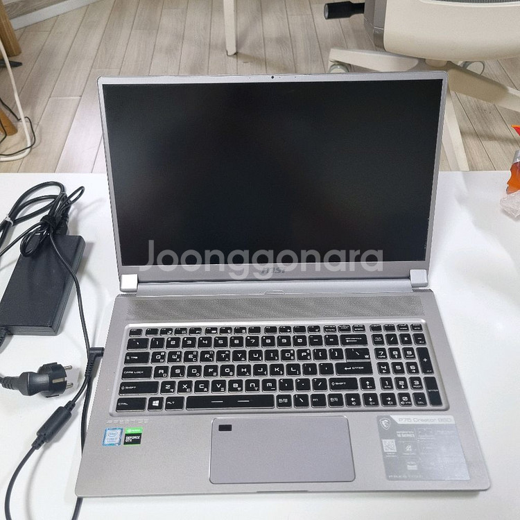 1660ti 노트북 msi p75creator 9sd--1