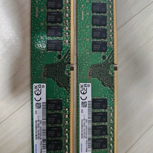 삼성 DDR4 16g 3200 2개 팝니다