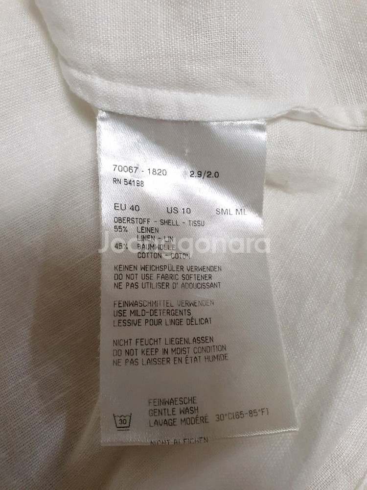 보그너골프 수입정품 자수 블라우스--7