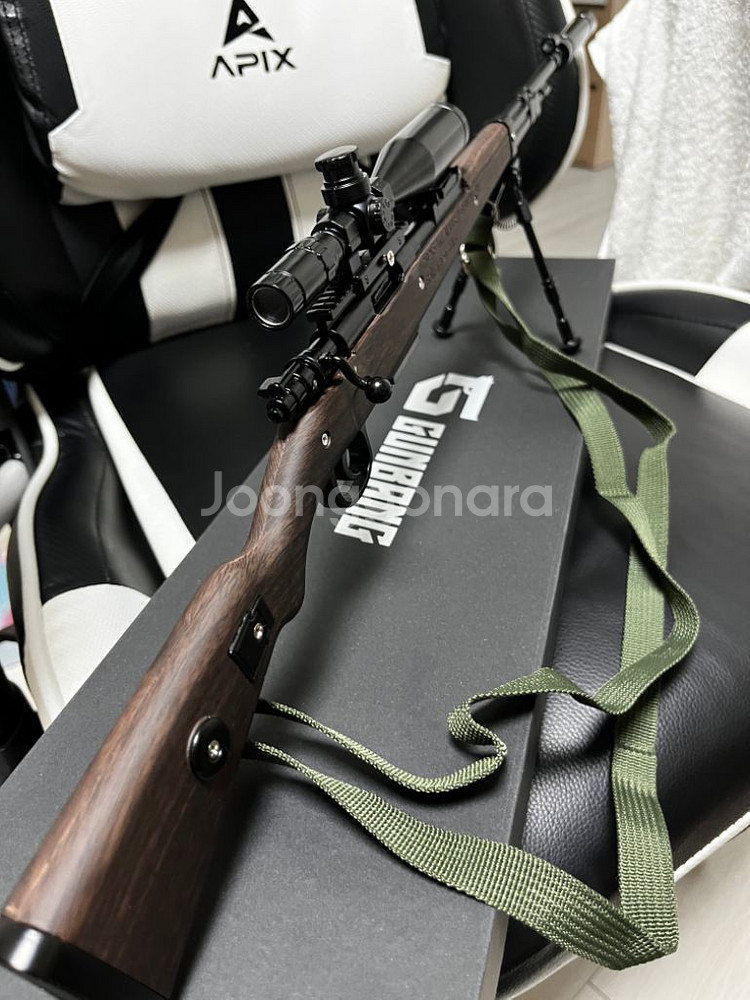 카구팔 kar98 진짜 나무 진짜 메탈 피규어 풀박스--0