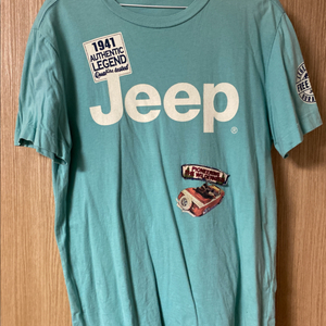 Jeep 지프 민트색 반팔 티셔츠 L (100) 사이즈