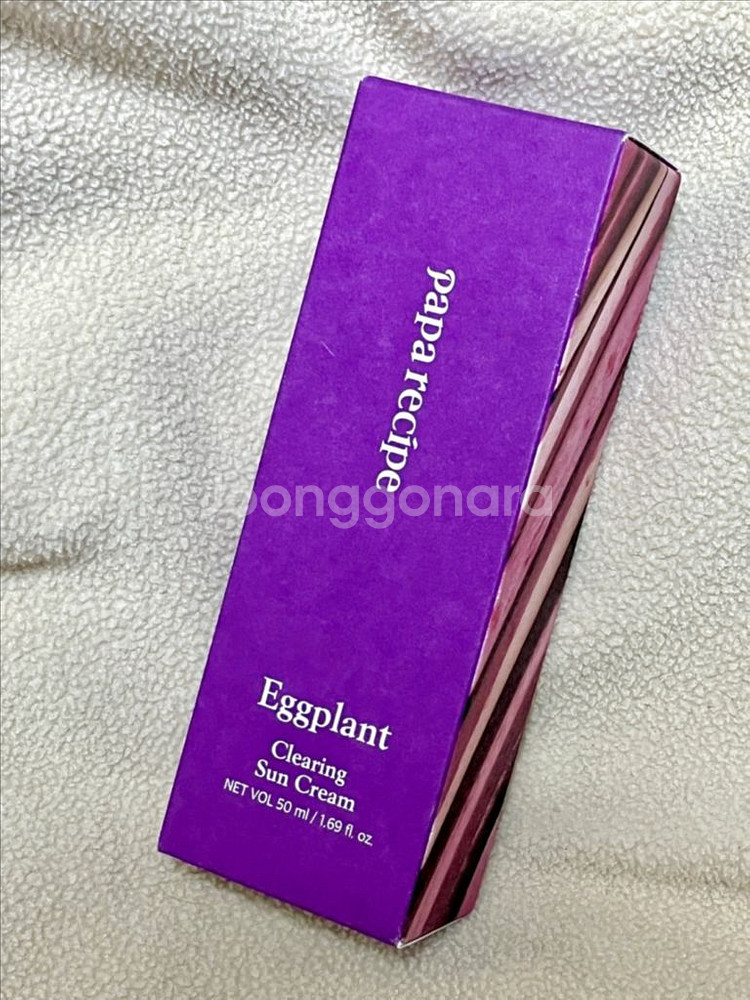 [미개봉] 파파레서피 가지 선크림 50ml--0