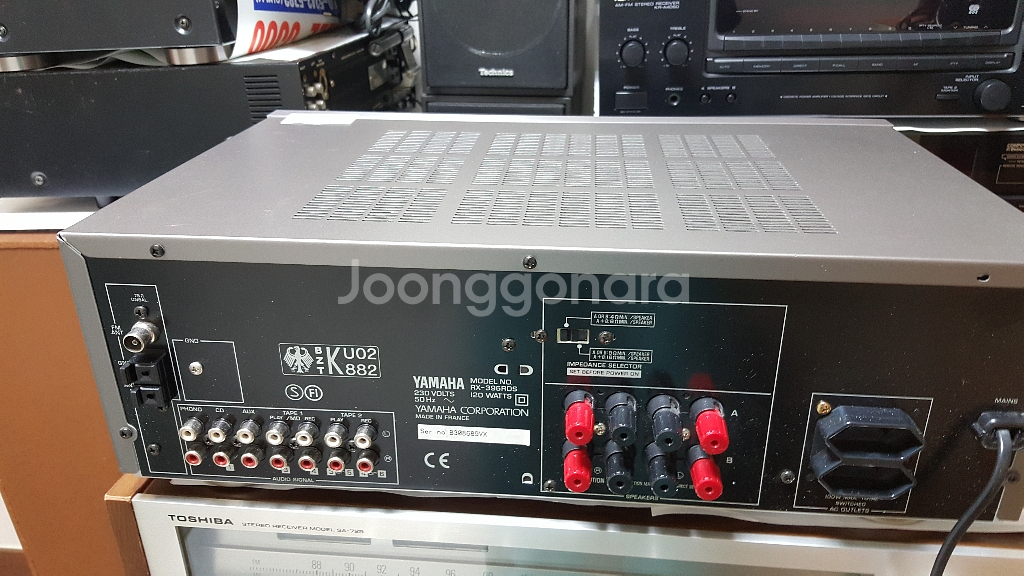야마하RX396RDS리시버엠프--3