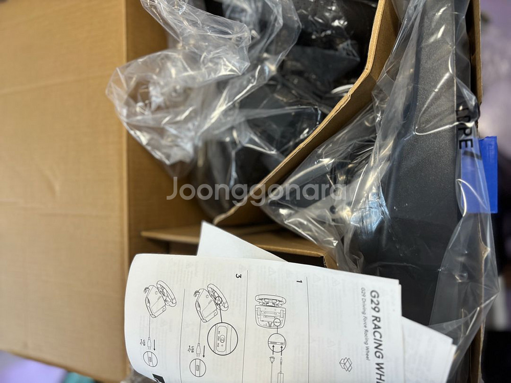 로지텍 g29 드라이빙포스 레이싱휠 새상품--2