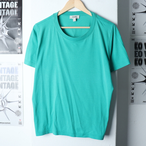(L-XL) 코스 반팔 티셔츠 기본 무지 그린