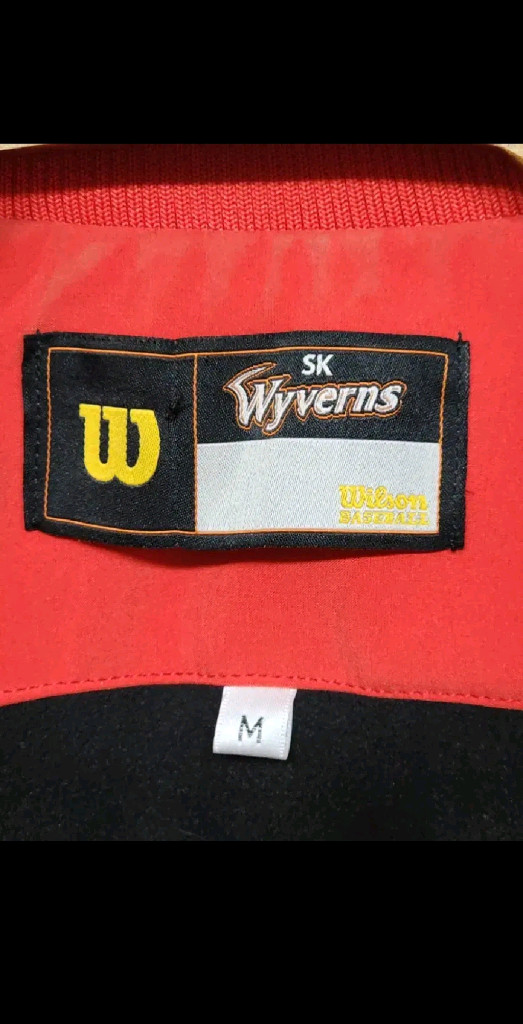 (L) SK 와이번스 야구점퍼 빨강 스타디움 자켓 이미지
