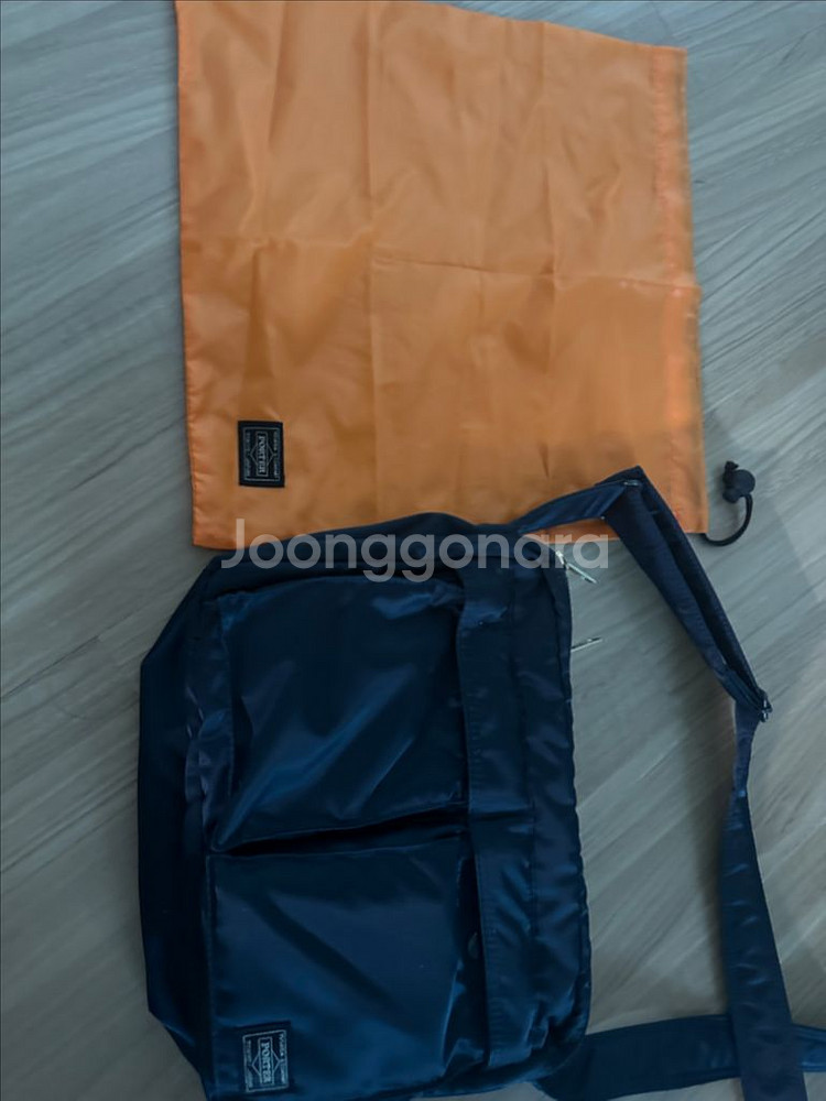 요시다포터 탱커 숄더백 스몰 아이언블루--0