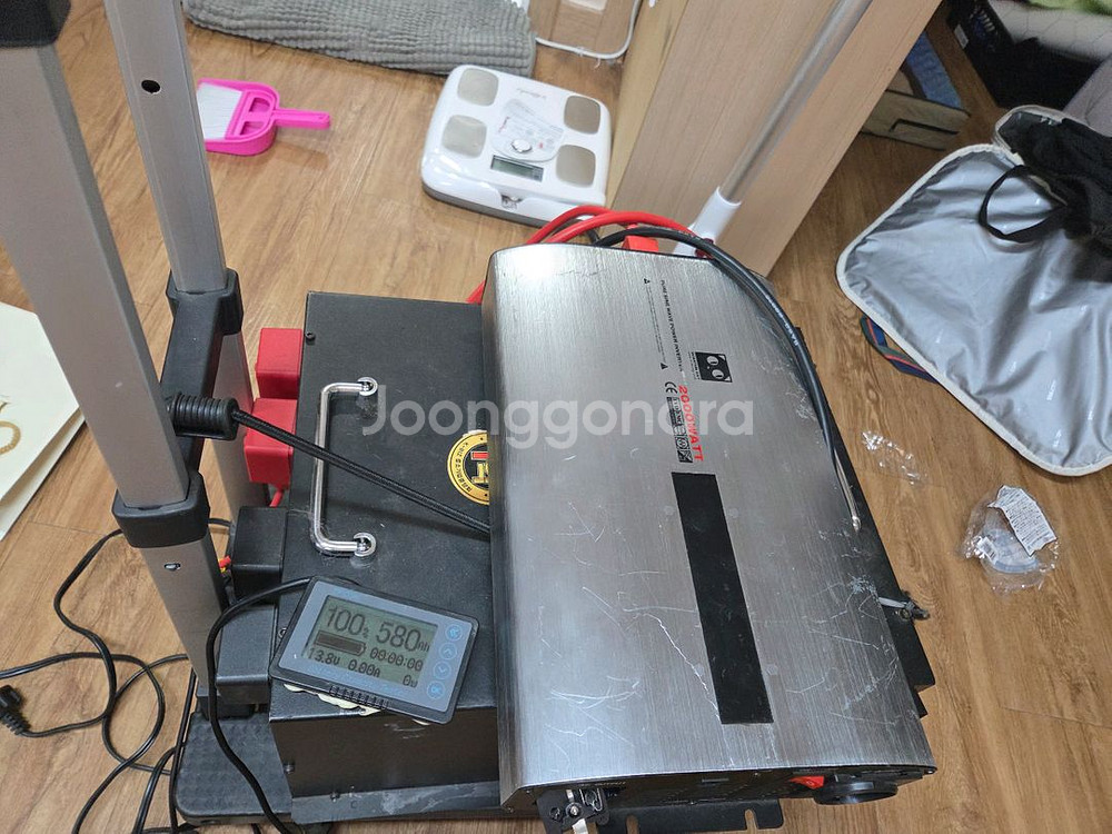 동동파파 파워뱅크 560a + 인버터 세트로 판매합니다--3