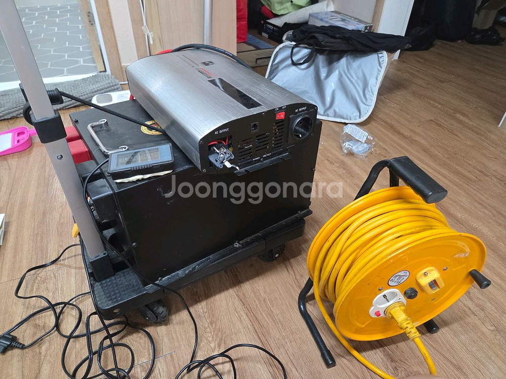 동동파파 파워뱅크 560a + 인버터 세트로 판매합니다--4