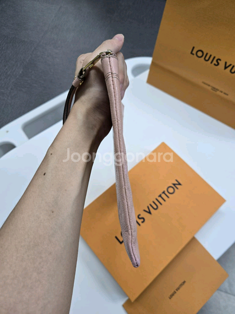 [A급컨디션] 루이비통 앙프렝뜨 데일리 클러치백--2