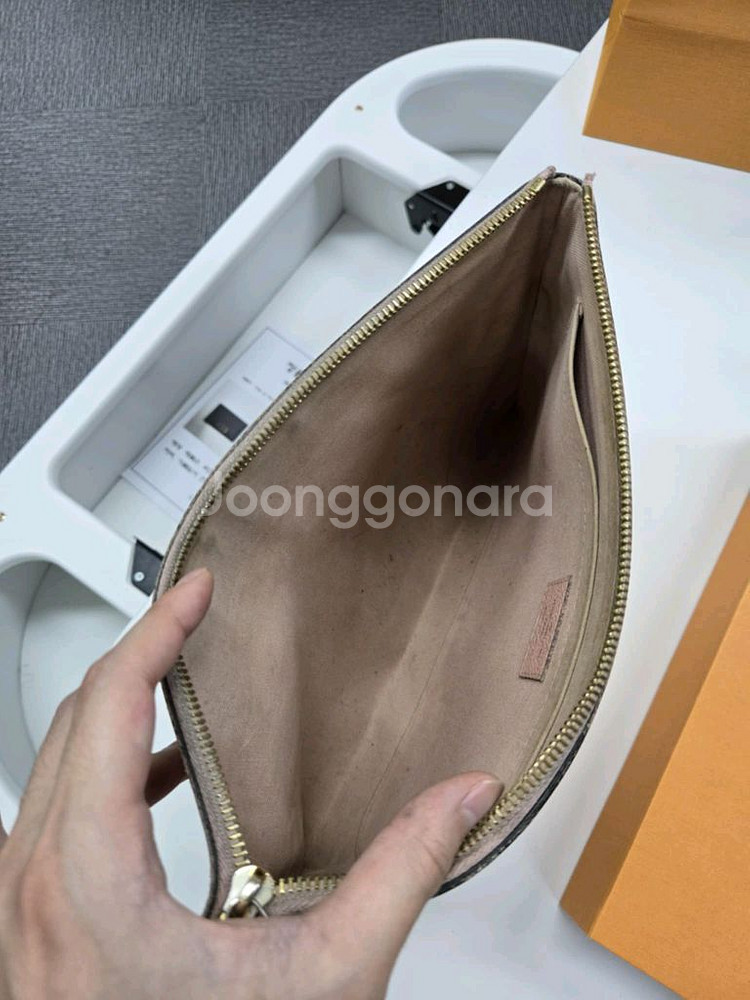 [A급컨디션] 루이비통 앙프렝뜨 데일리 클러치백--6