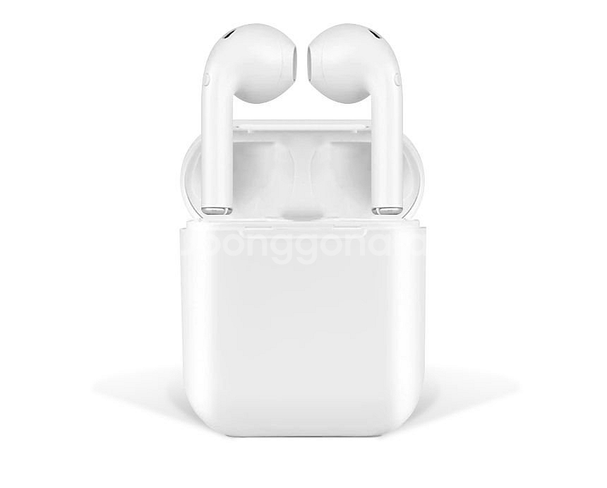 새 흰색 5.0 무선 블루투스 이어폰 노이즈 캔슬링--0