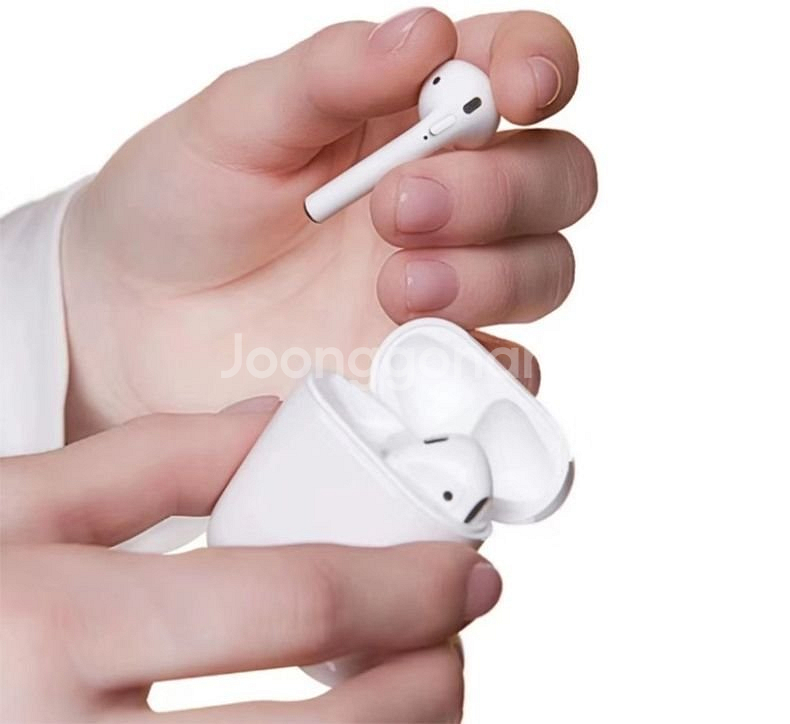 새 흰색 5.0 무선 블루투스 이어폰 노이즈 캔슬링--5