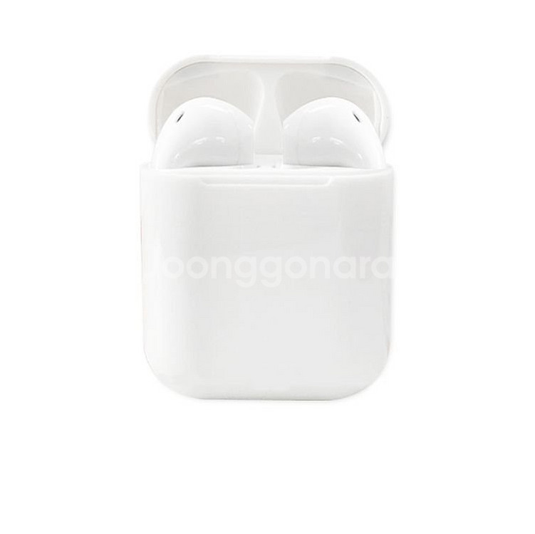 새 흰색 5.0 무선 블루투스 이어폰 노이즈 캔슬링--1