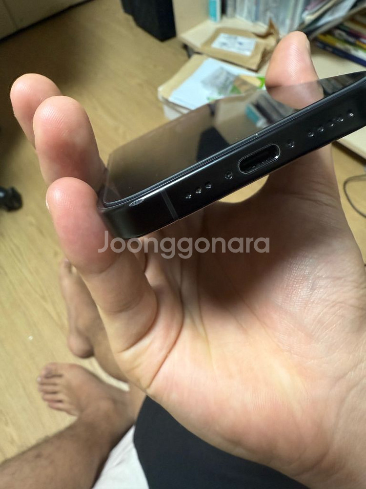 아이폰 16 프로 128gb 블랙 (s급)--5