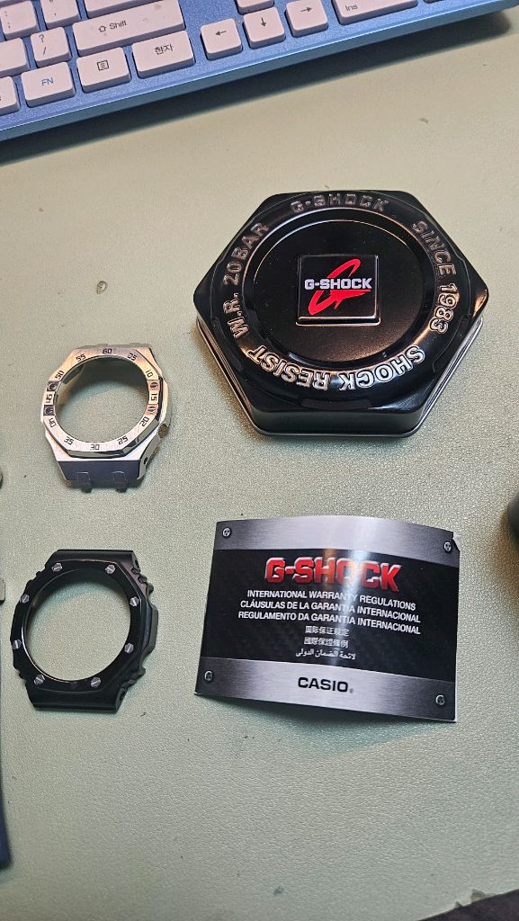 지샥 GA2100 스틸케이스--1