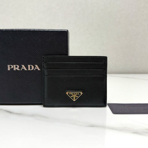 (정품A+)프라다 사피아노 삼각로고 카드지갑