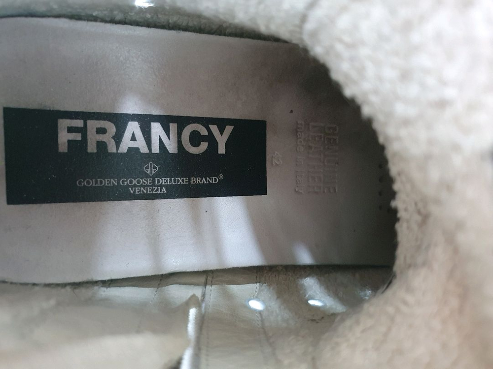 골든구스 프란시 하이 42)정품--7