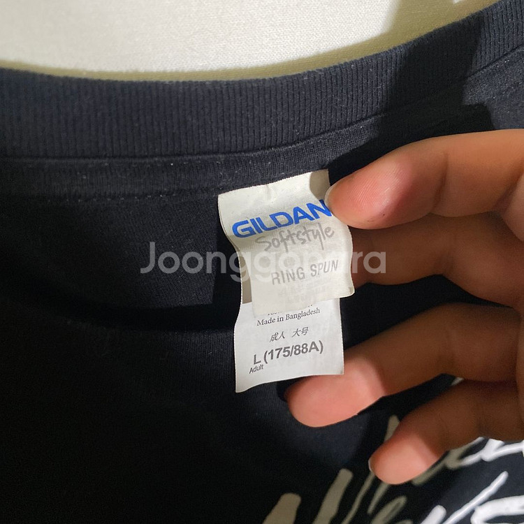 L)길단 위워크 프린팅 반팔 티셔츠--1