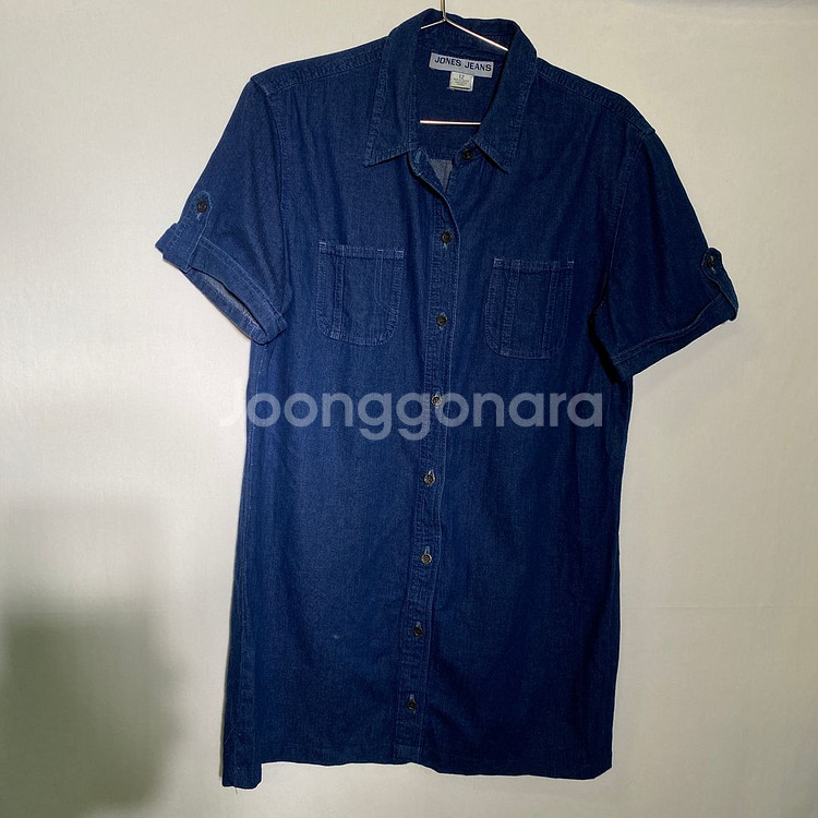 L-XL)JONES JEANS 청 원피스 데님--2