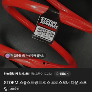 스톰 다운스프링 트랙스크로스오버전용