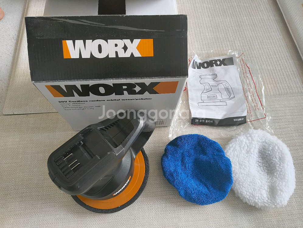 웍스 WORX 무선 폴리셔 WX858.9 베어툴 판매--0