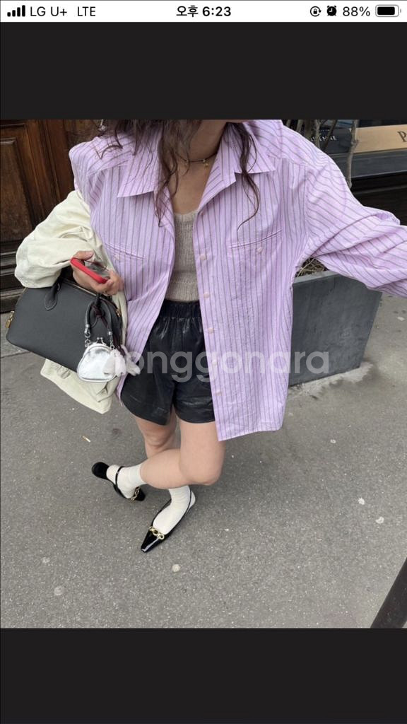 Ethos 에토스 Overfit stripe shirt--0