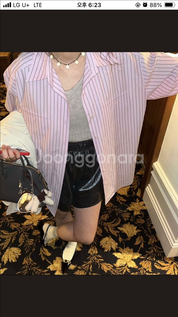 Ethos 에토스 Overfit stripe shirt--1