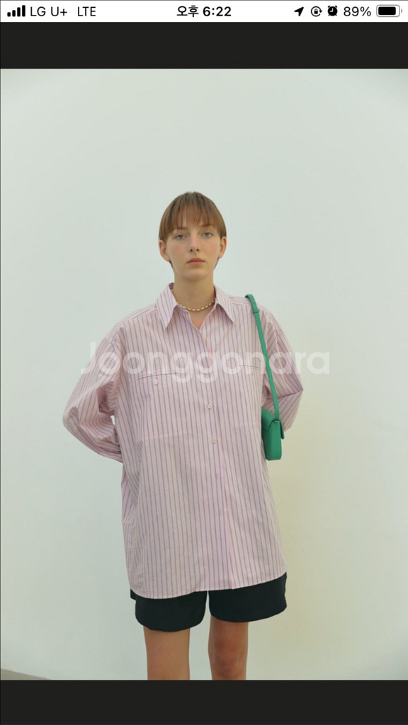 Ethos 에토스 Overfit stripe shirt--3