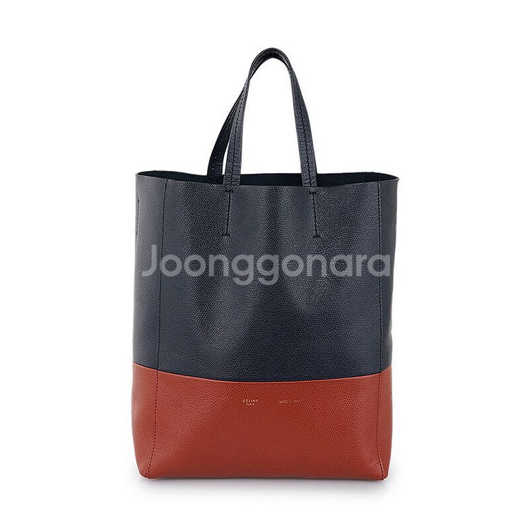 셀린느 블랙 레드 카바스 스몰 토트백--0