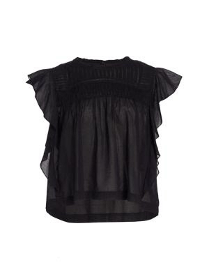 이자벨마랑 에뚜왈 라요나 Layona 블라우스 블랙 3--0