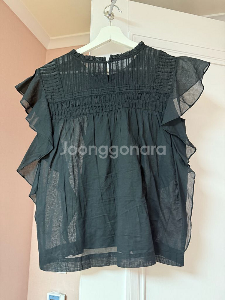 이자벨마랑 에뚜왈 라요나 Layona 블라우스 블랙 3--2