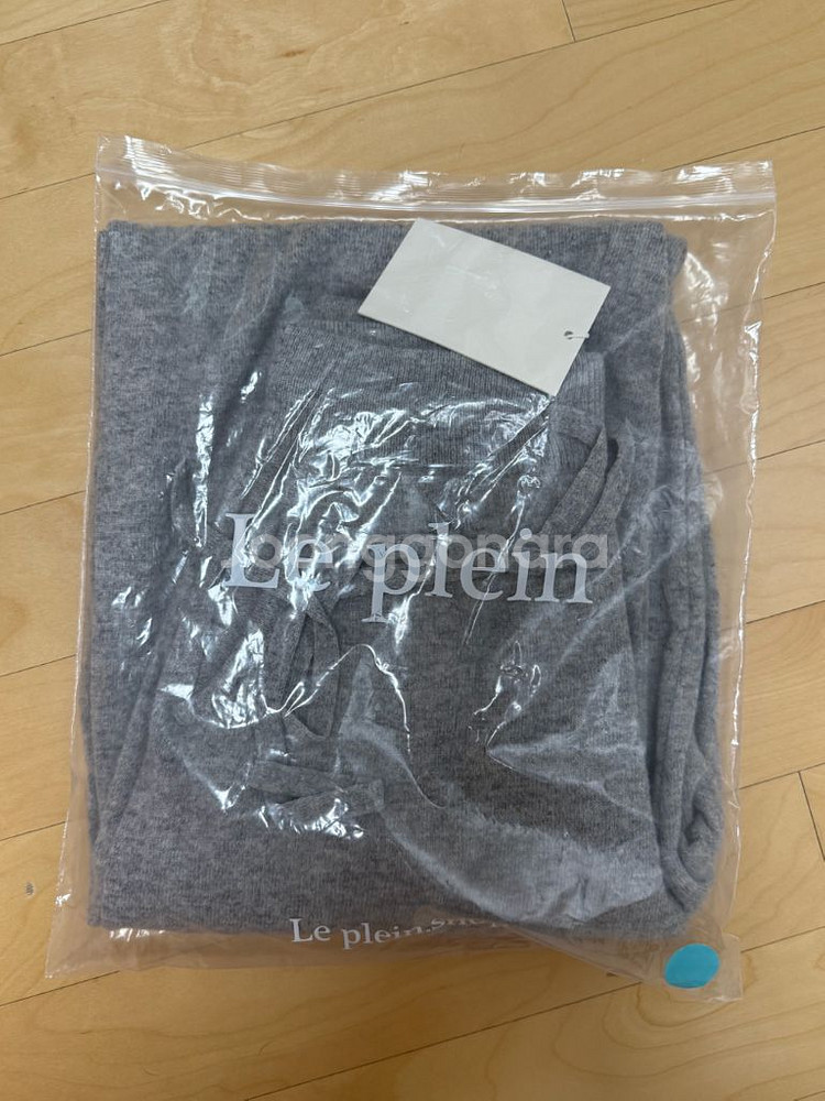 르플레인 캐시미어 니트 팬츠 롱--1