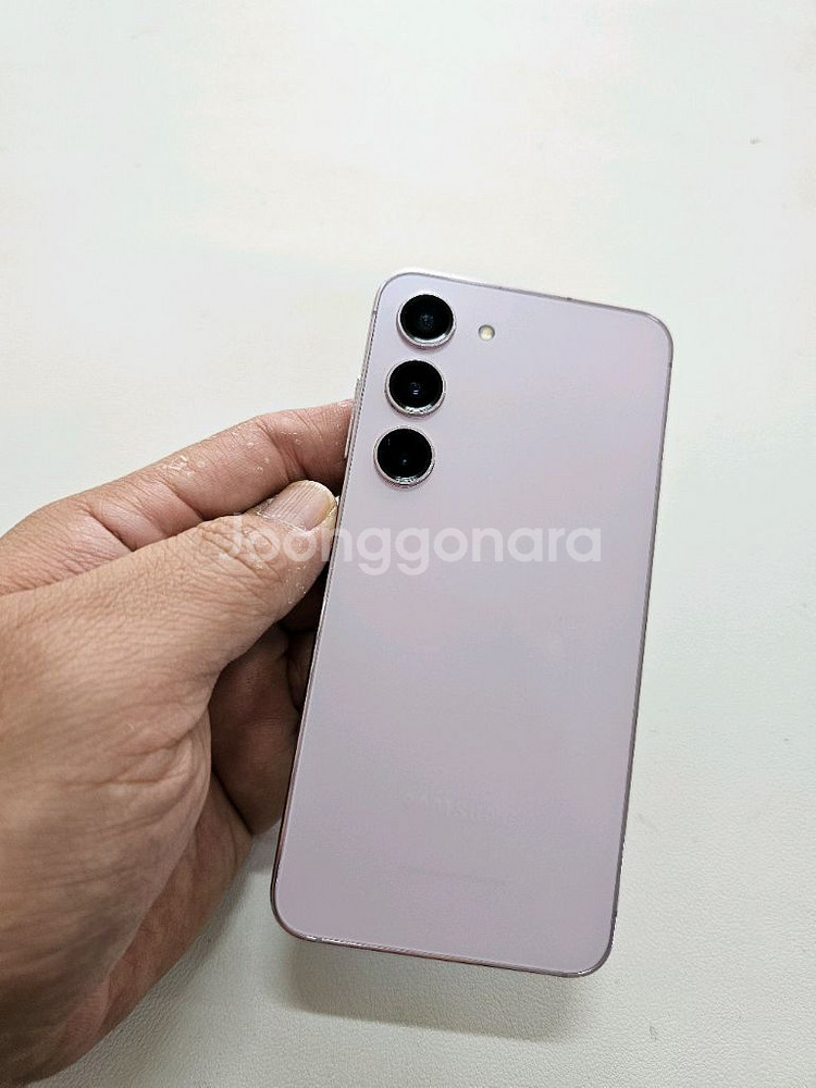 갤럭시 S23 라벤더 256 무잔상--2