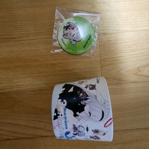 블루아카이브 이디야노노미캔뱃지 + 컵홀더판매합니다