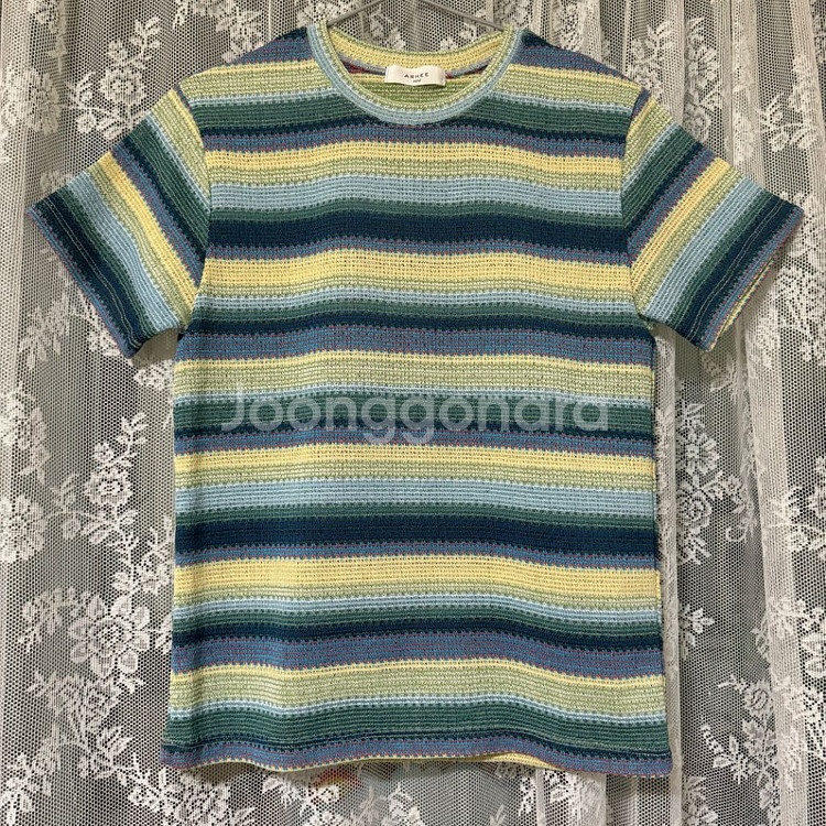 (새상품급) 여성 반팔 니트티--2