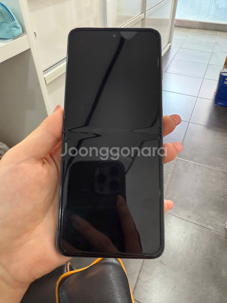 갤럭시Z플립3 256GB 그린 /Y878--6