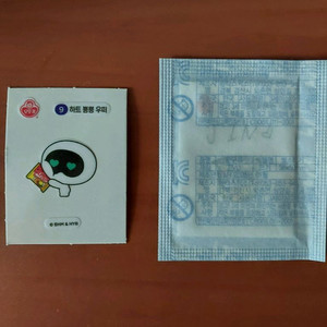 진라면 띠부씰 미개봉