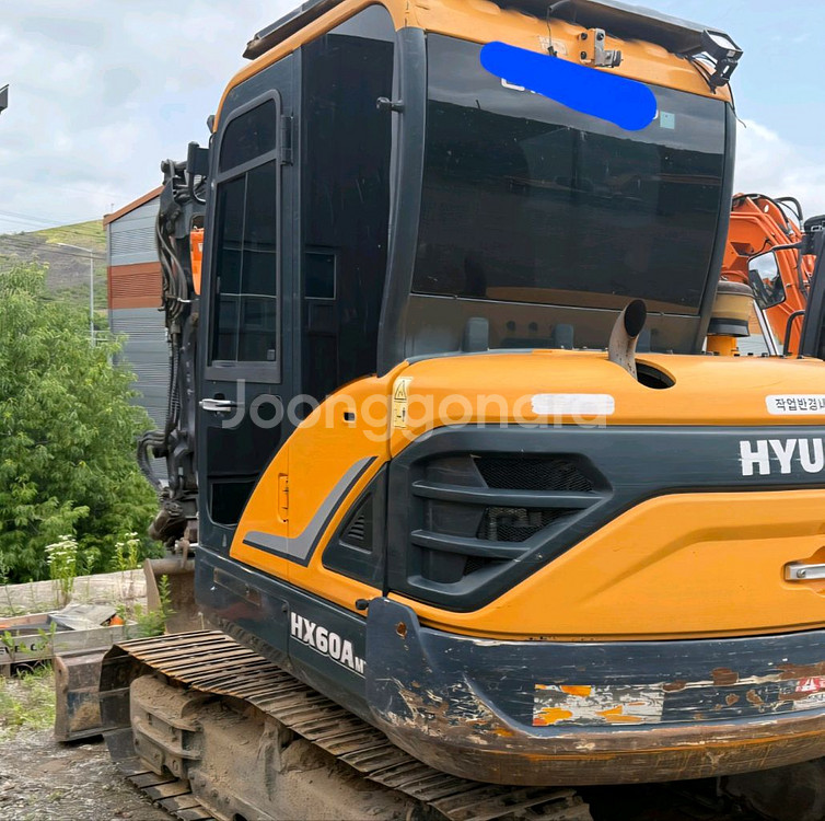 현대 HX60MT 21년식 회전링크. 집게장착--3