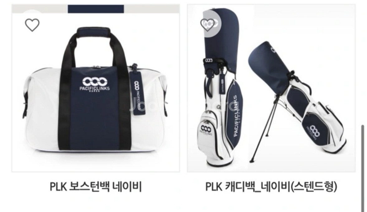 퍼시픽링크스 보스턴백,스텐드 골프가방 네이비 새상품--0