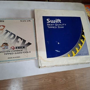 미제.일제 스텐/철판/목공용 원형톱날 3종류(새것)
