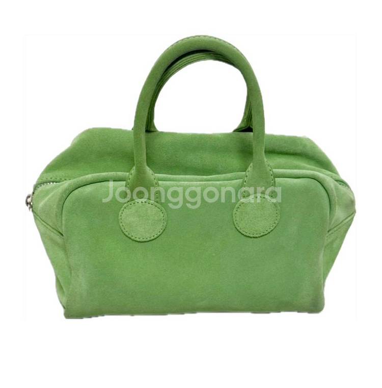 마지셔우드 볼링백 (green tea suede)--0
