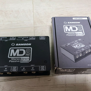 SAMSON MD2 PRO 스테레오 DI 다이렉트박스