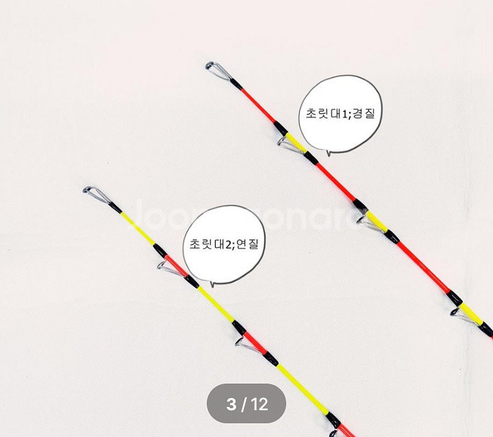 심해갈치낚시대(4.8m,5.5m,6.2m),초릿대 2개--2