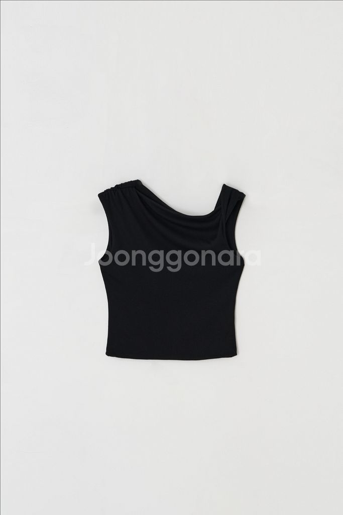 윤슬샵 bieber one shoulder top--0