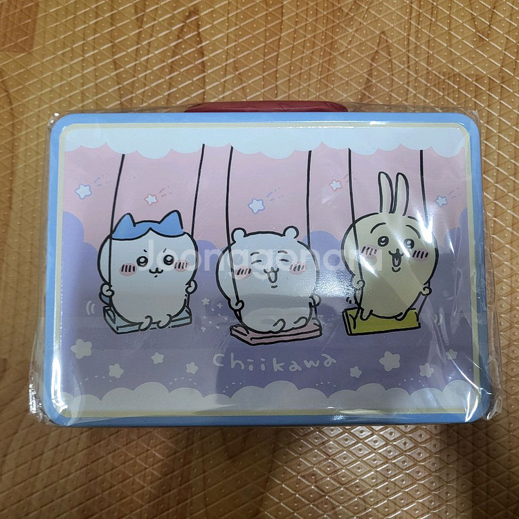 먼작귀 하치와레.치이카와 틴케이스가방 미사용 6세트일괄--0