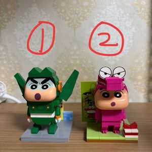 (새상품)짱구 레고 피규어5개+보관박스