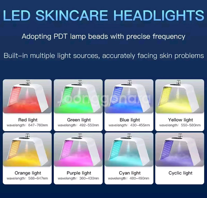접이식 LED 나노수분발생 마스크--1