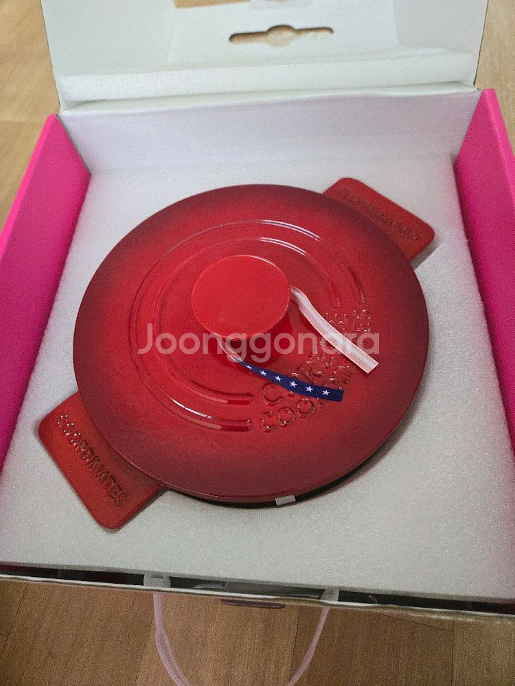 코렐 애슐리 무쇠 전골냄비 레드 22cm--2