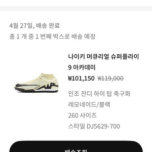 나이키 머큐리얼 슈퍼플라이9 260